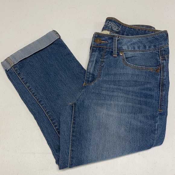 Faded Glory Pants - Faded Glory Blue Jean CAPRIS